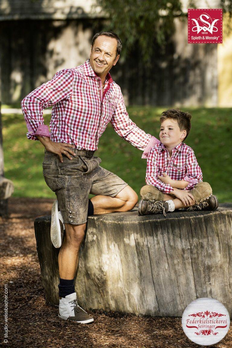 Partnerlook mit Papa