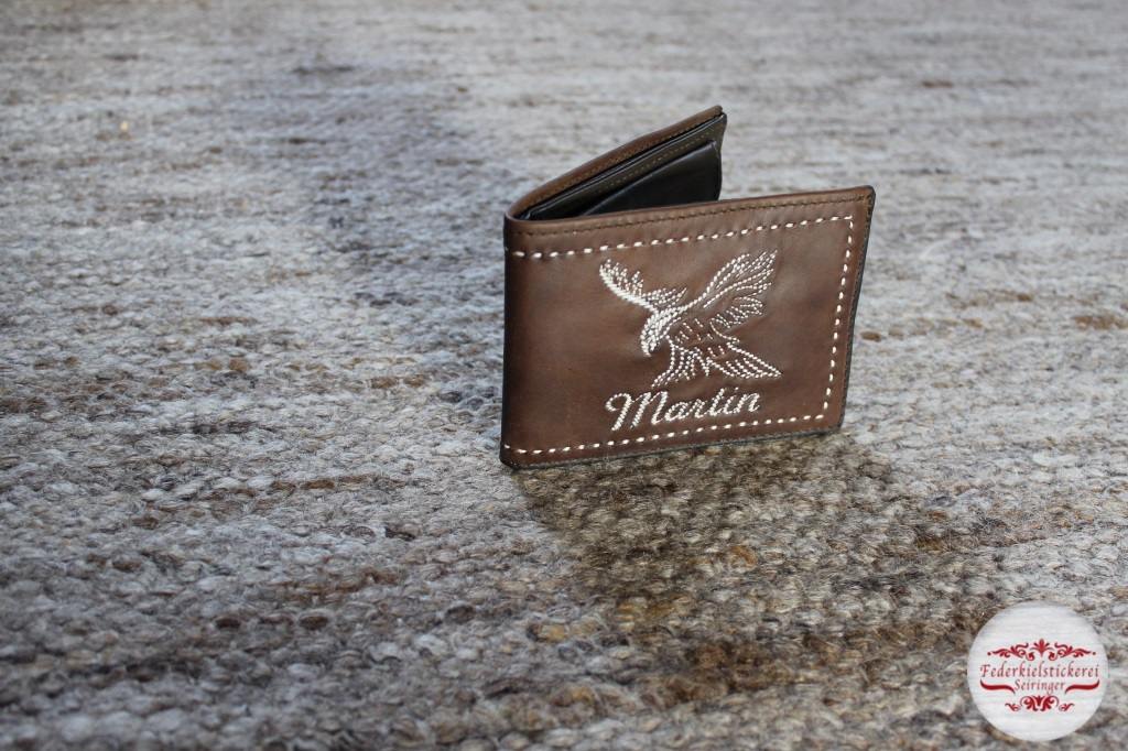 Geldtasche mit Bartgeier