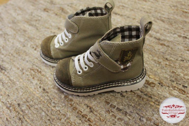 Kinderschuhe hoch mit Klettverschluss