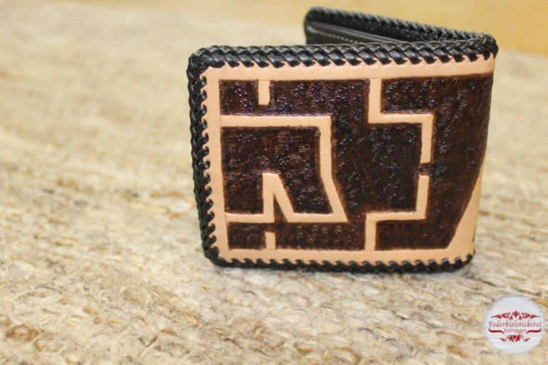 Rückseite der Geldtasche
