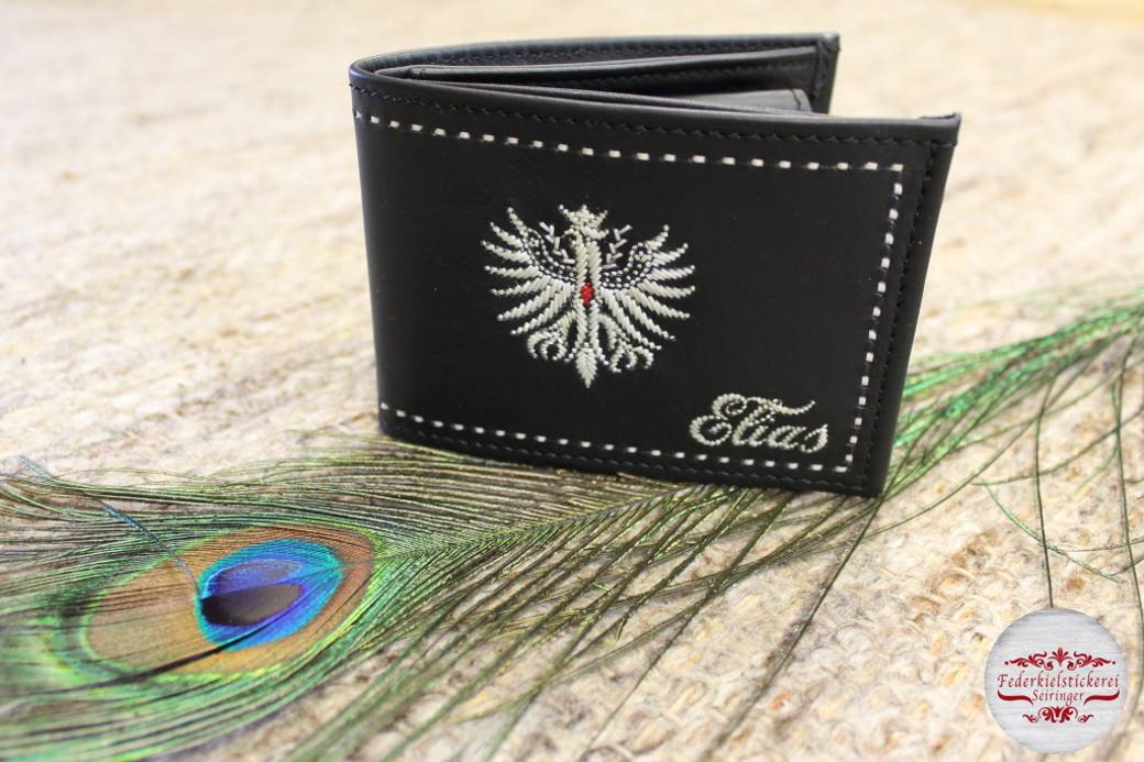 Wunderschöne Geldtasche mit Adler