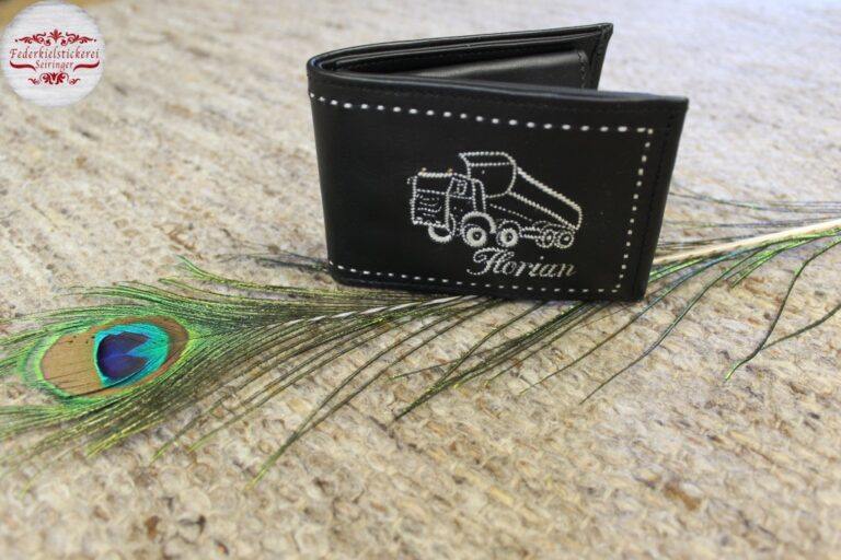 Geldtasche mit LKW